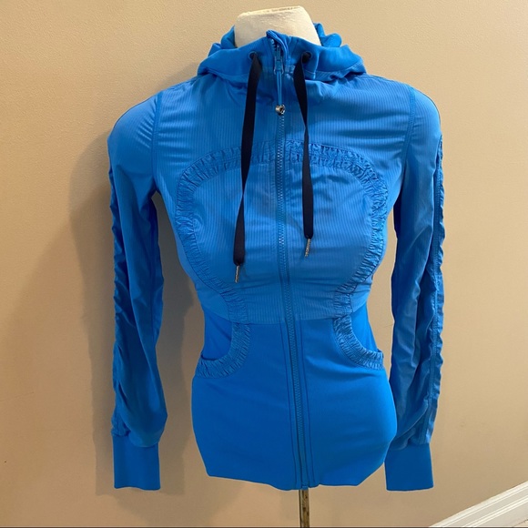LULULEMON electric blue zip up jacket - Picture 4 of 8